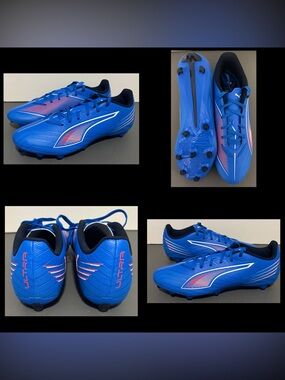 Puma Men’s Blue and Pink Ultra Soccer Cleats